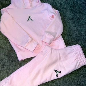 Little girls Air jordan set